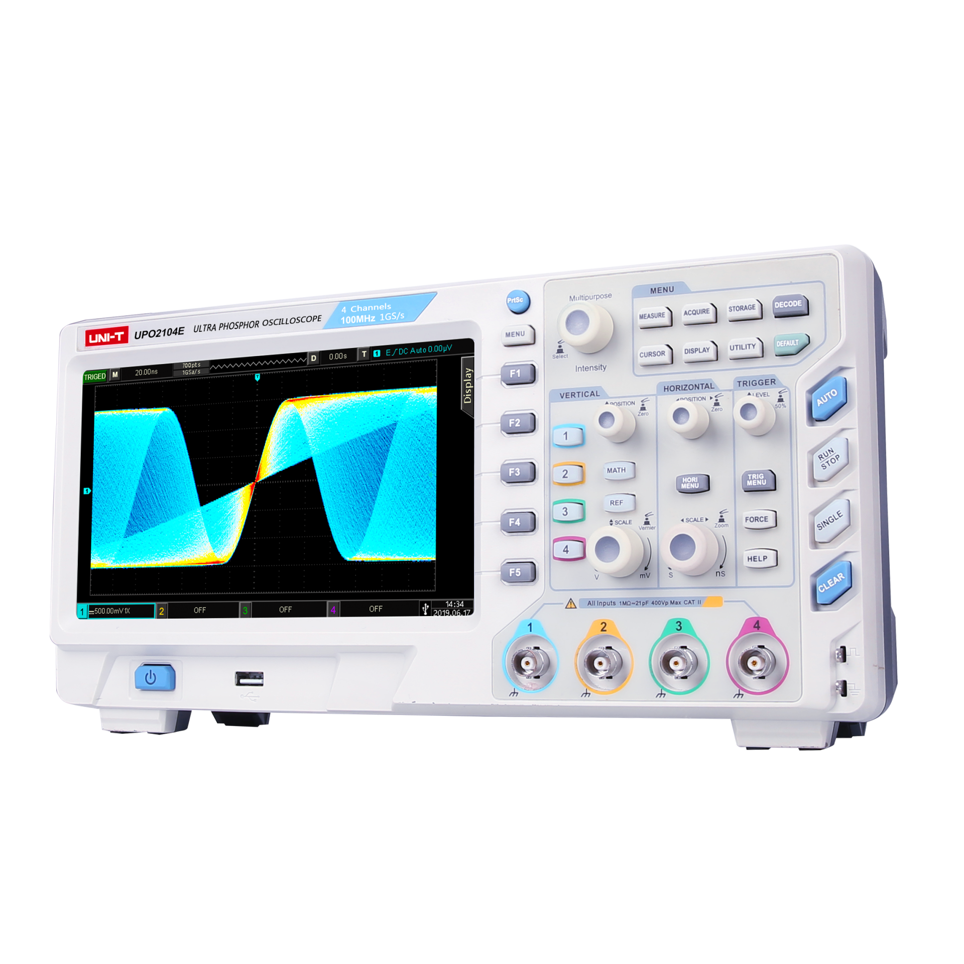 Upo E Ultra Phosphor Oscilloscope Makers Electronics