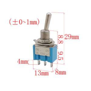 Toggle Switch 3 Pin ON-ON (5A-125VAC) - Image 4