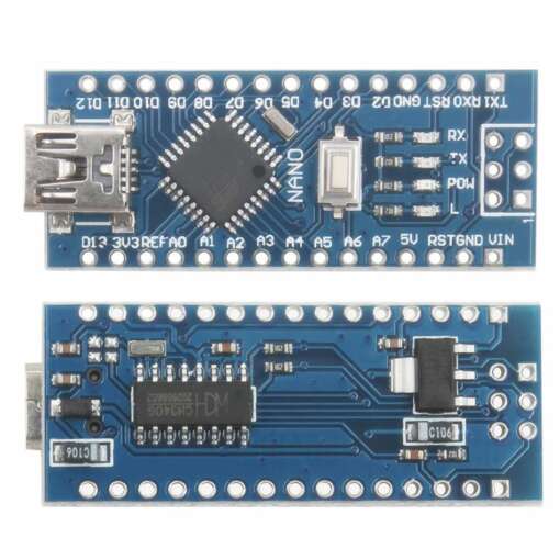 Arduino Nano with CH340 Uplaoder - Mini USB (Unsoldered) - Image 2