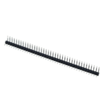 Pin Headers Male 2.54mm : 40-Pin, Right Angle, Black