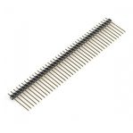 Pin Headers Male 2.54mm : 40-Pin, Straight, Black, 17mm