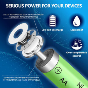 Ni-MH Rechargeable AA Battery 1.2V 350mAh - Image 3