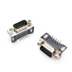 DE9 Right Angle PCB Solder Male D-type Connector 9 Pin 2 Row