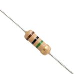 Carbon Resistor 1MΩ 0.25W Through Hole