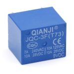 General Purpose Relay SPDT (1 Form C) 9VDC Coil 10A Through Hole 5 Pin
