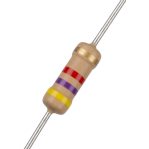 Carbon Resistor 4.7kΩ 0.25W Through Hole