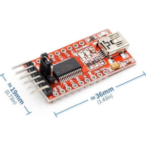 USB mini to TTL FTDI Board Module FT232RL Switchable 3.3V/5V - Image 4