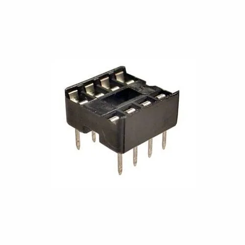 IC Socket (4+4)- Base 8 Pin