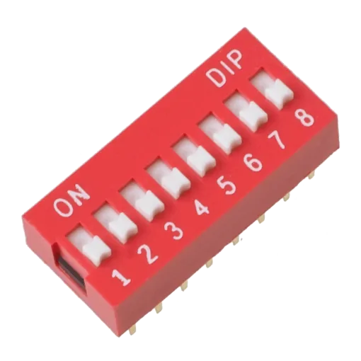 Dip Switch 8 Way