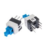 Push Button 6 Pins Self Locking 7x7mm