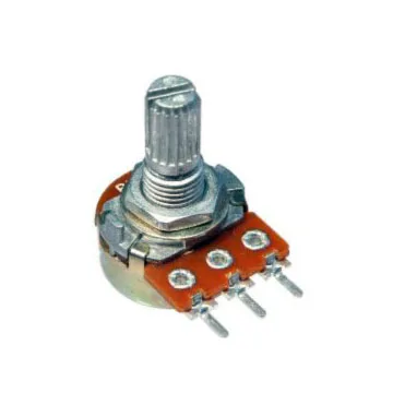 Metal Potentiometer 500 Ohm 3-Pin