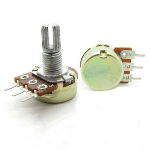 Metal Potentiometer 50K Ohm 3-Pin