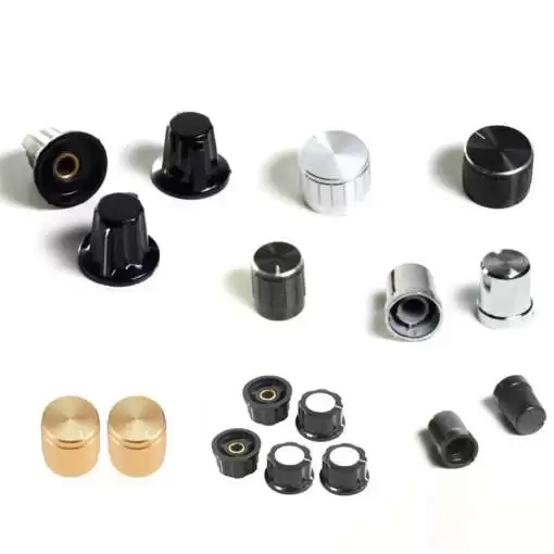 Potentiometer Knob Cap For 6mm Shaft