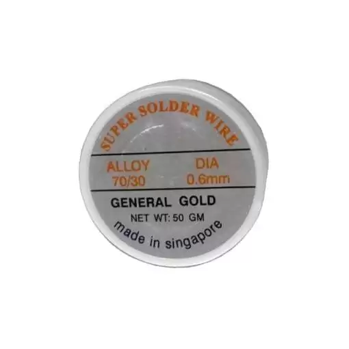 Soldering Wire 0.6mm|50Gm (Alloy:70/30) Made in Singapore - Image 3