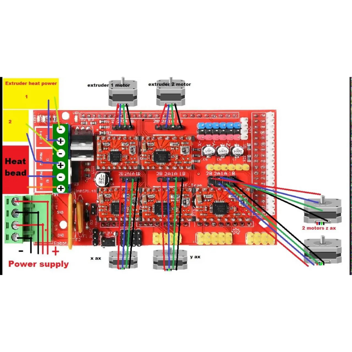 RAMPS RepRap Shield for Arduino Mega - Image 6