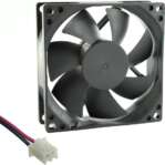 DC Fan 12V 0.22A (8x8cm)
