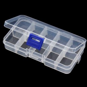 Clear Plastic Box (10 Grids) - Image 2