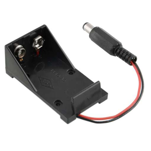 9V Battery Holder with Jack Male