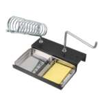 Soldering Iron Holder Dual-Compartment 10.2x11x2.12cm