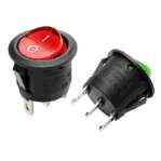 KCD1 ON/OFF Rocker Switch 3Pins 6A/250VAC 10A/125VAC 20mm with LED