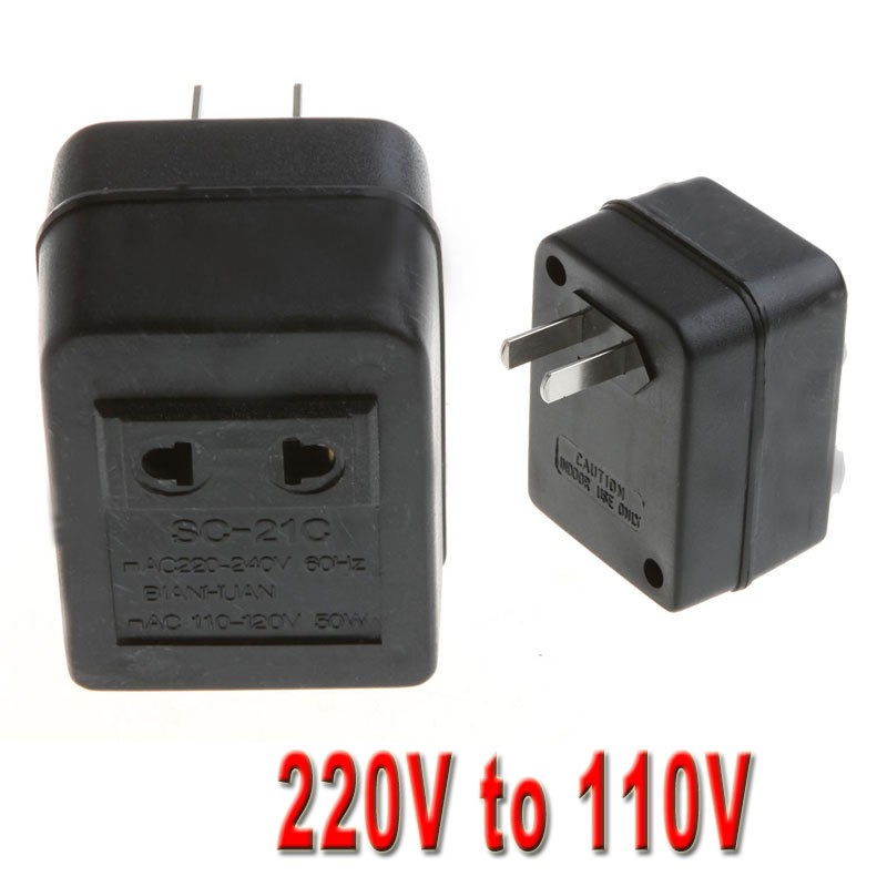 SC-21C AC Power Converter Adapter 220V to 110V 50W | Makers Electronics