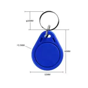 RFID Tag with Keychain 13.56MHz – Mifare Classic 1k Chip - Image 2