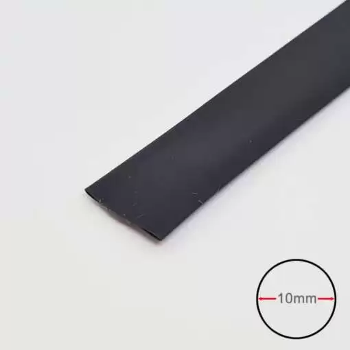 Heat Shrink 10mm 1M - Black