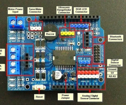 L298P Motor Shield for Arduino - Image 5