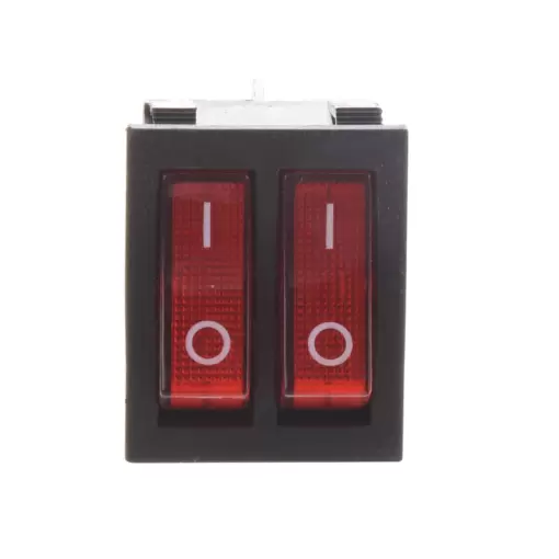 Dual SPST ON/OFF Switch 16A/250V 20A/125V AC 6Pin KCD8-212N - Image 2
