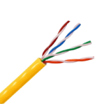 UTP CAT5E TIA/EIA-568B.2 Yellow Ethernet Cable 4 Pair 1meter