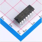 74175 IC Quad D-Type Flip-Flop with Reset Positive-Edge Trigger DIP-16