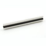 Pin Headers Male 2.54mm : 2x40-Pin, Straight, Black, 11mm