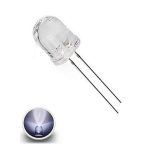 White LED 10mm 2Pin