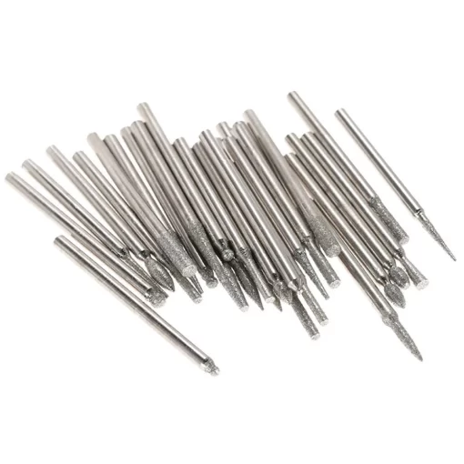 Diamond Rotary Burr Drill Bit Set 30pcs - Image 3