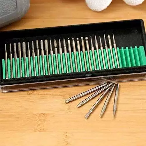 Diamond Rotary Burr Drill Bit Set 30pcs - Image 8