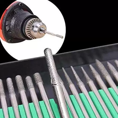 Diamond Rotary Burr Drill Bit Set 30pcs - Image 5