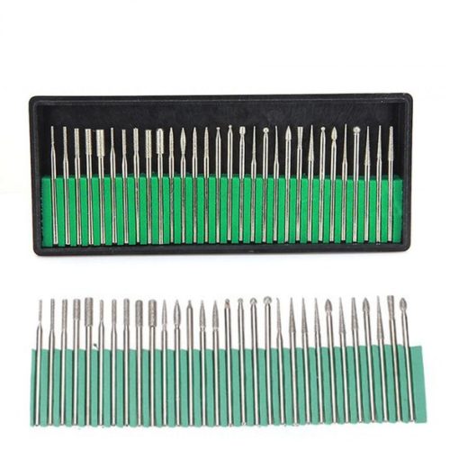 Diamond Rotary Burr Drill Bit Set 30pcs - Image 2