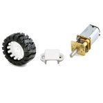MiniQ Motor Wheel Set (Motor +Wheel 18mm +Bracket) for N20 Gear Motor