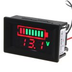 Voltage Dual Display Meter Lead Acid Battery DC 12V-60V