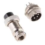 Chassis Connector (Male-Female) GX16-5 pins