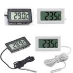 Digital Thermometer Sensor LCD Display-Waterproof Probe FY-10 (Not Including Batteries)