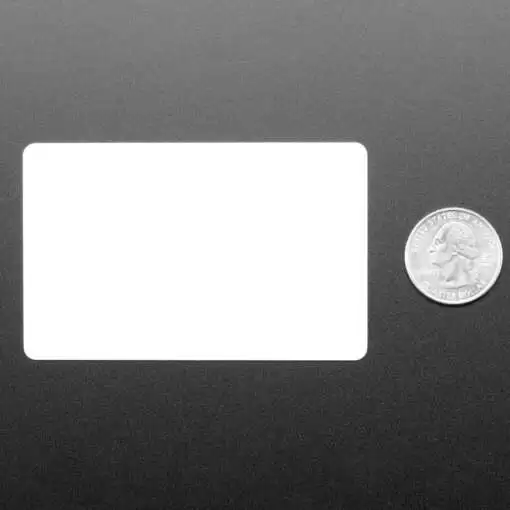 NFC Card 13.56MHz - NTAG215 Chip (White PVC) - Image 2