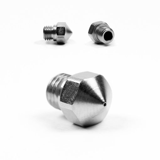 Extrusion Nozzle for 3D Printer Silver (0.3) - Image 2