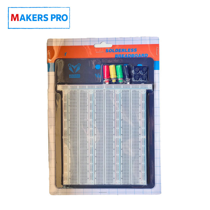 MAKERS PRO ZY-206 Bread Board 2390 Tie Point BB-3T5D With Metal Base - Image 3
