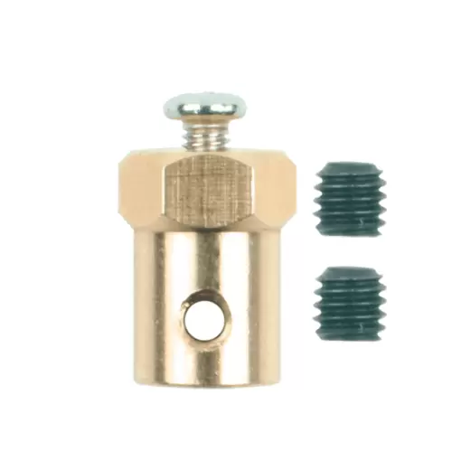Hex Coupler For DC Geared Motor 4mm - Image 5