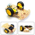 2WD Robot Car Chassis Kit 1 Layer with Motor & Wheel
