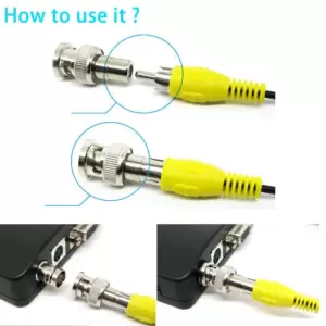 Connector BNC Plug TO RCA Female Jack - Image 4