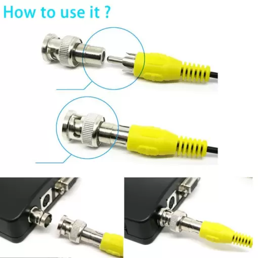 Connector BNC Plug TO RCA Female Jack - Image 4