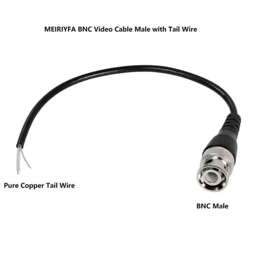 BNC Video Cable Male with Tail Wire - Image 3