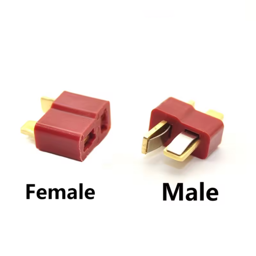 T-Type Battery Connector Set (Male , Female) 2 Pin